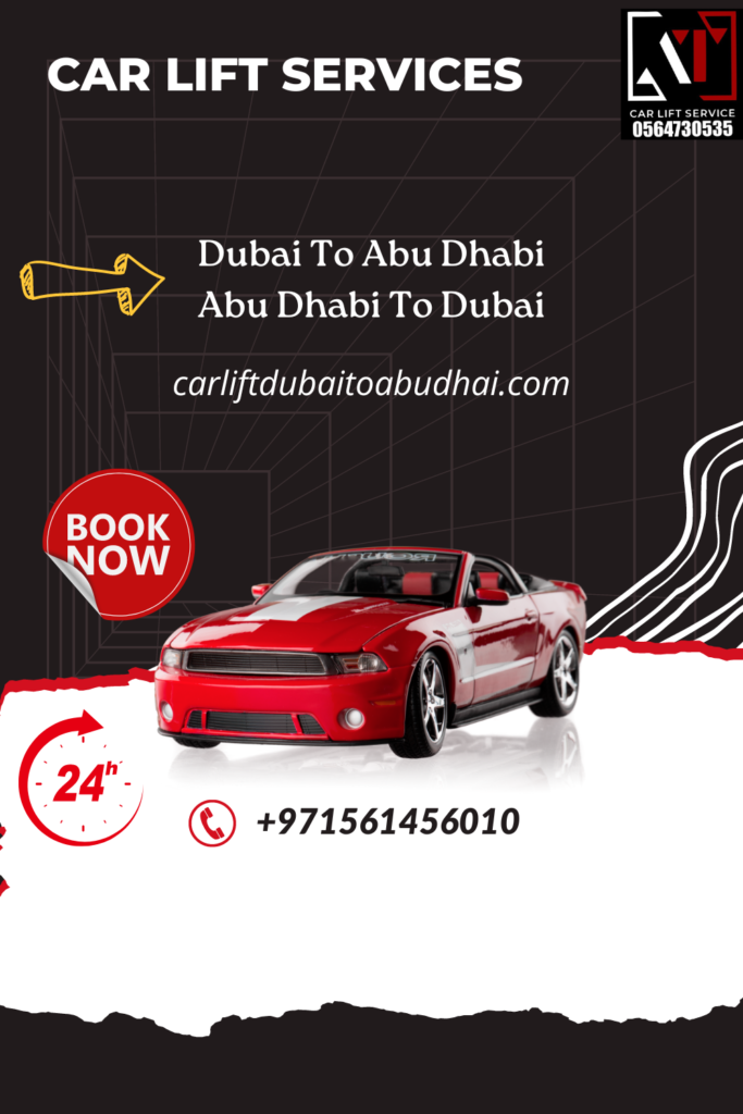Car lift Dubai to Abu Dhabi