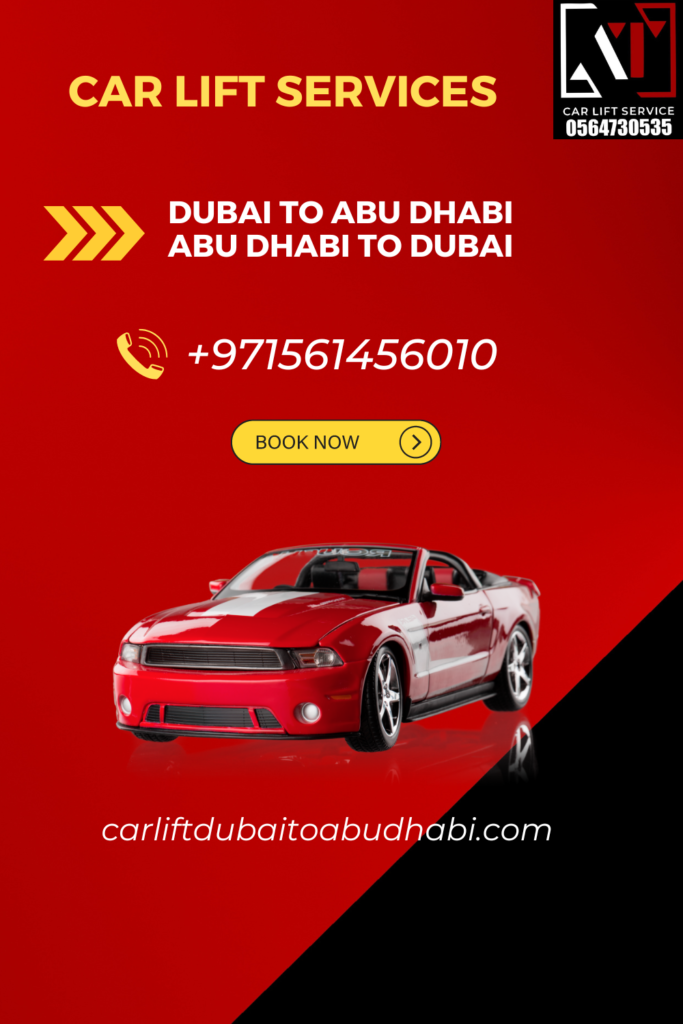 Affordable car lift services in Dubai
