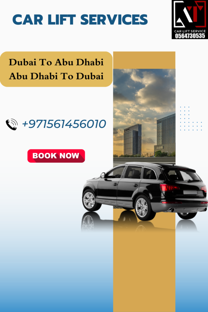 Car lift Dubai to Abu Dhabi